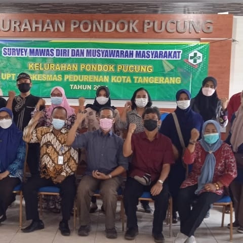 Pertemuan MDM di kelurahan pondok pucung bersama pkm pedurenan dokter andita